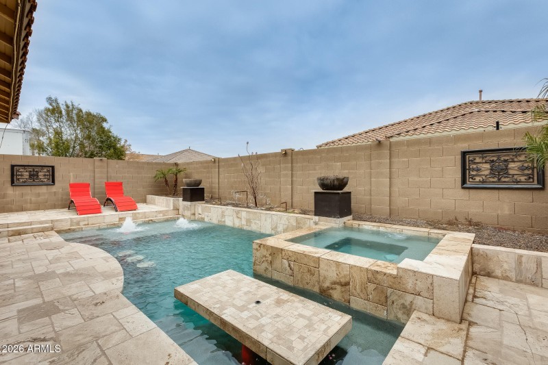 Pool & Spa with Table