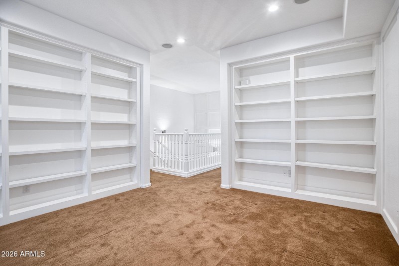 Built in bookcases