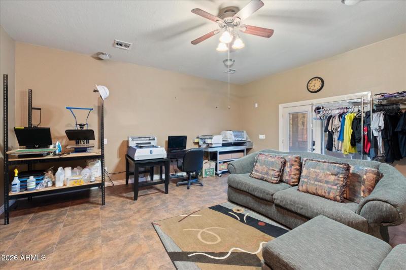 Bedroom w Patio Access