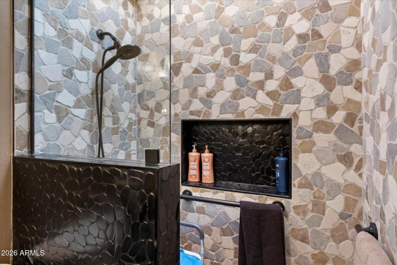 Shower w Custom Tile Surround