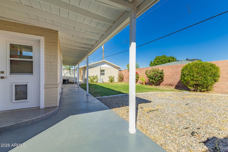 40 - Oak Rear Patio Door