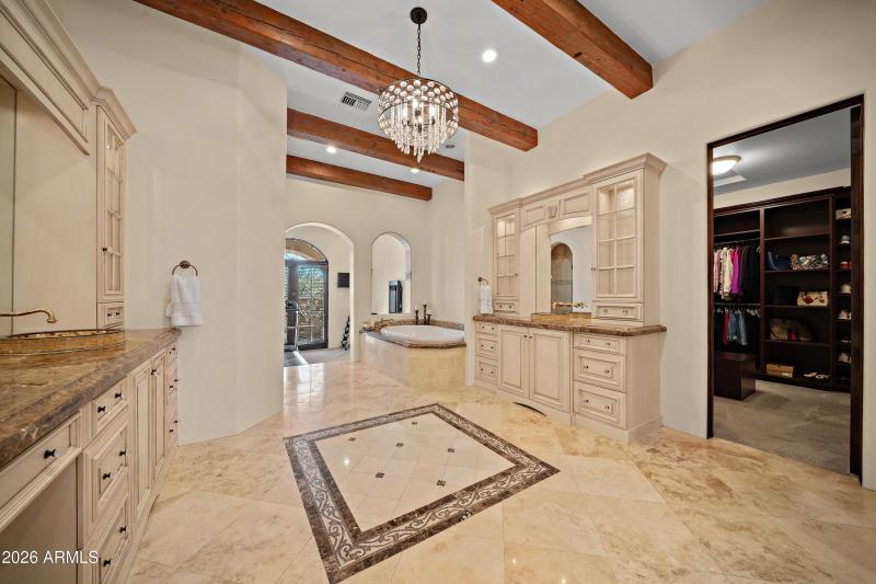 Spacious Primary Bathroom