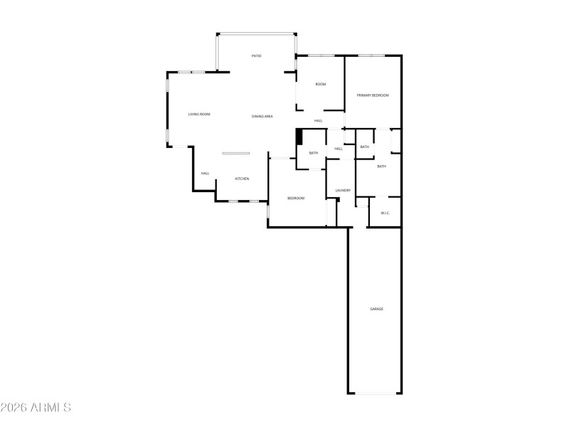 Rancho Paloma 5100 1002 2D Floorplan
