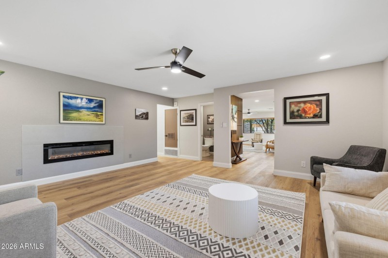 Fireplace in Family Room