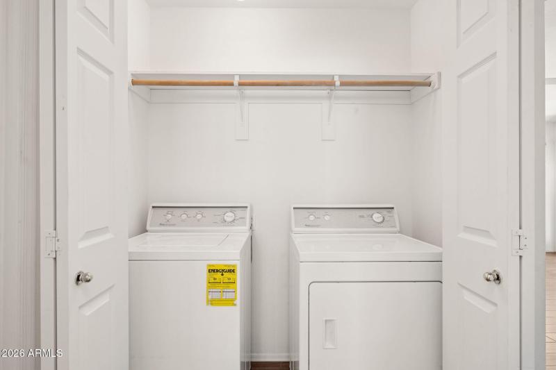 Laundry area