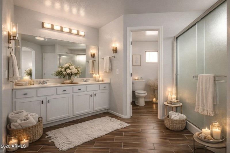 Salter - staged bath w fixtures