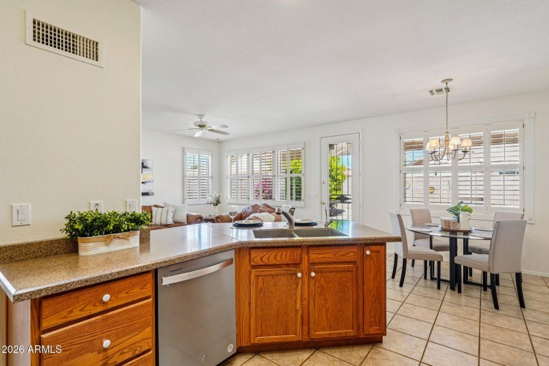 Kitchen view to Great Room