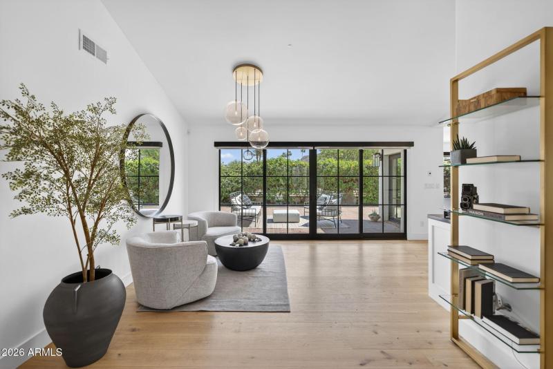 Floor to ceiling sliders