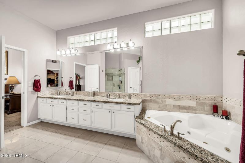 Large Double Vanity Areas