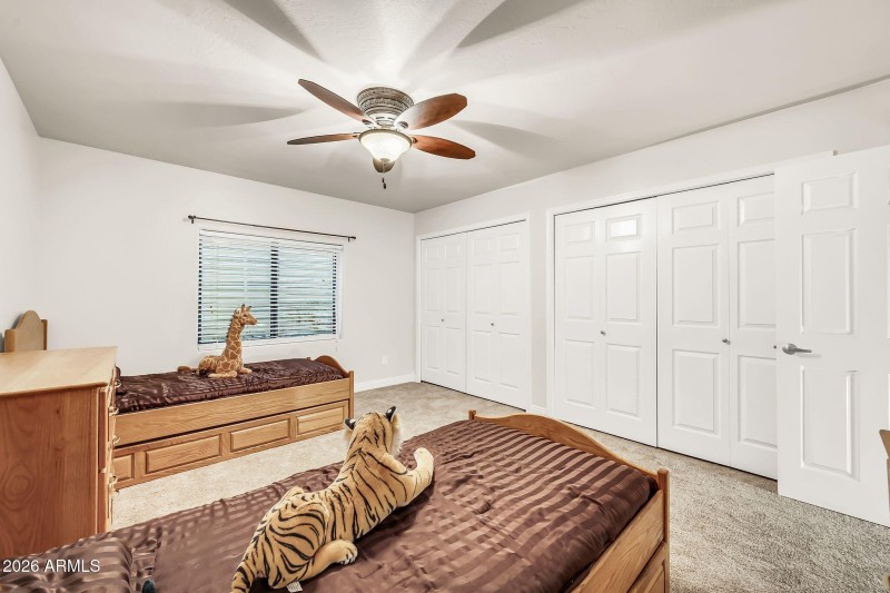 Secondary Bedroom #5 with Double Closet