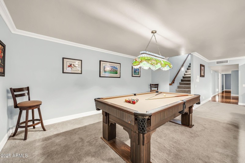 Built In Mahogany Cabinets- Basement!