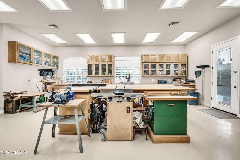 Utility Sink Area with Granite Counter