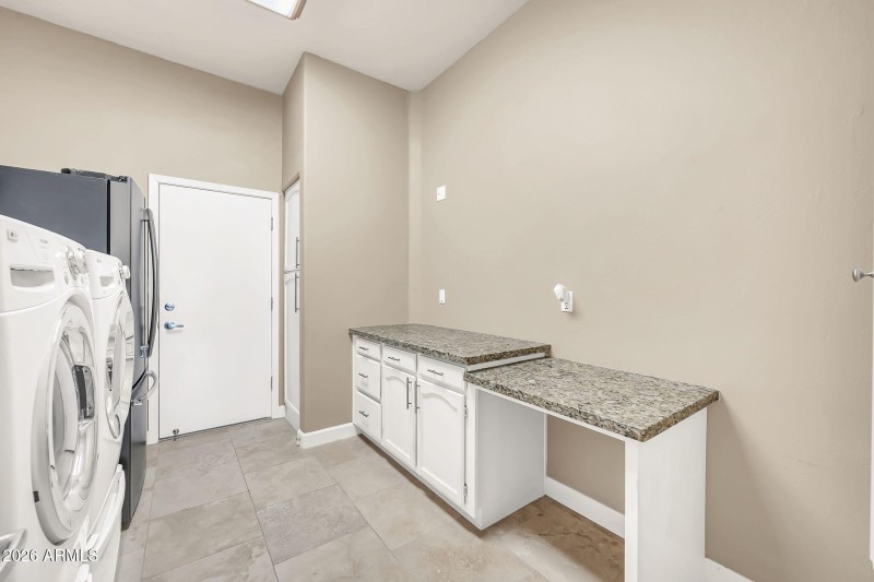 Built In Cabinets and Sink