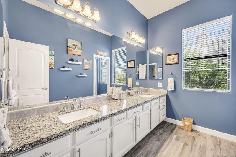 Large Hall Bath with Double Vanity