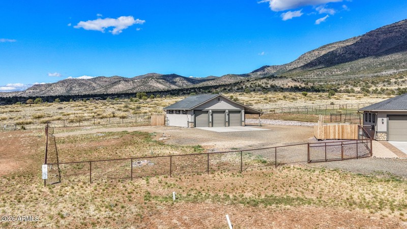 Yard and Detached Garage