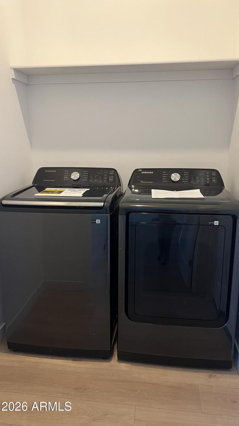 Washer and dryer included