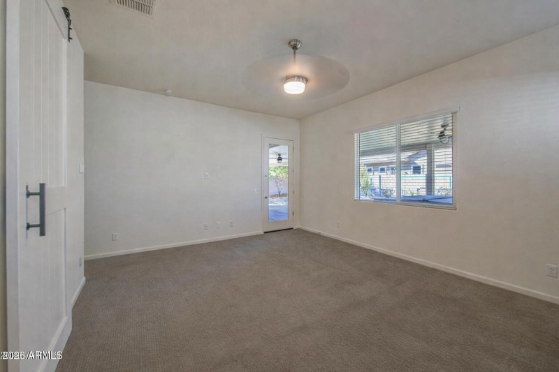 Primary Bedroom W/Garden Door