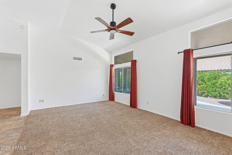 Dining to opposite living room corner