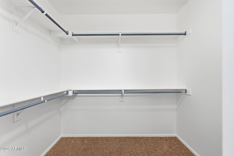 Master walk in closet