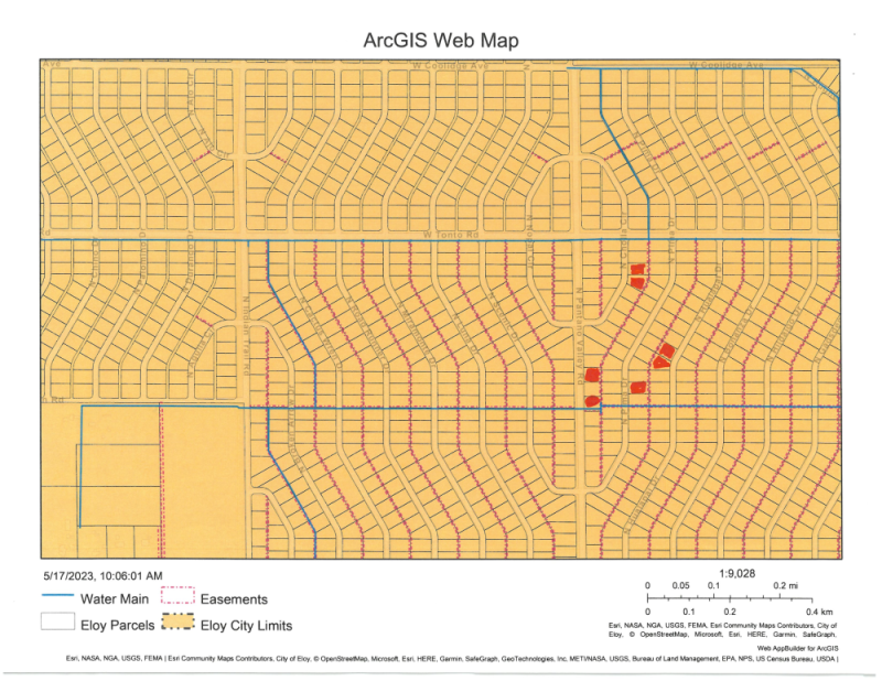 Plat of Area